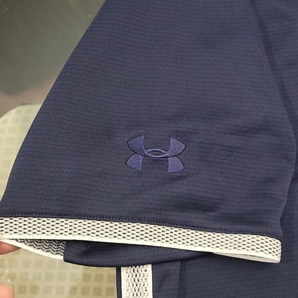 Under Armour New Heat Gear Loose Fit Polo Technical Shirt - Picture 2 of 6